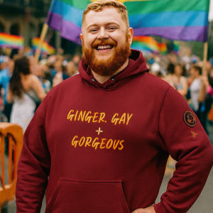 Ginger, Gay & Gorgeous Hoddie